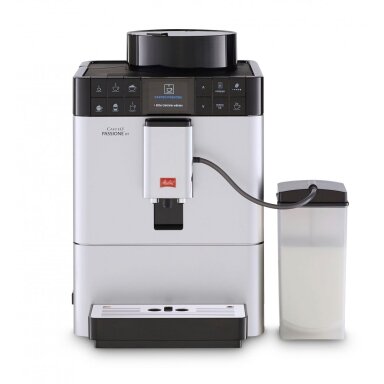 MELITTA F53/1-101 PASSIONE OneTouch automatinis kavos aparatas, sidabro MELITTA F53/1-101 PASSIONE OneTouch automatinis kavos aparatas, sidabro